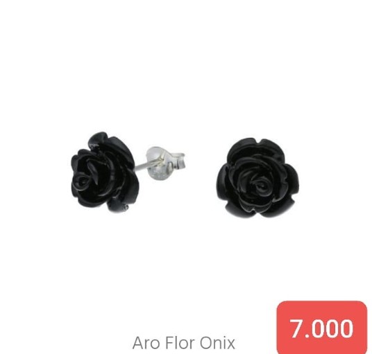 Aro Flor Onix